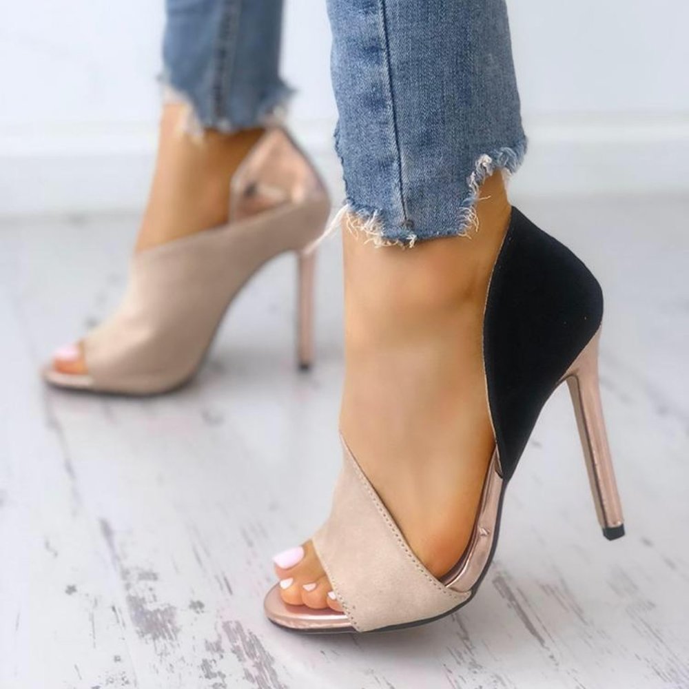 Peep Toe High Heels